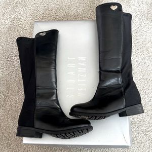 STUART WILEITZMAN so 7 Toddler Tall Black boots 50/50 Boot-T